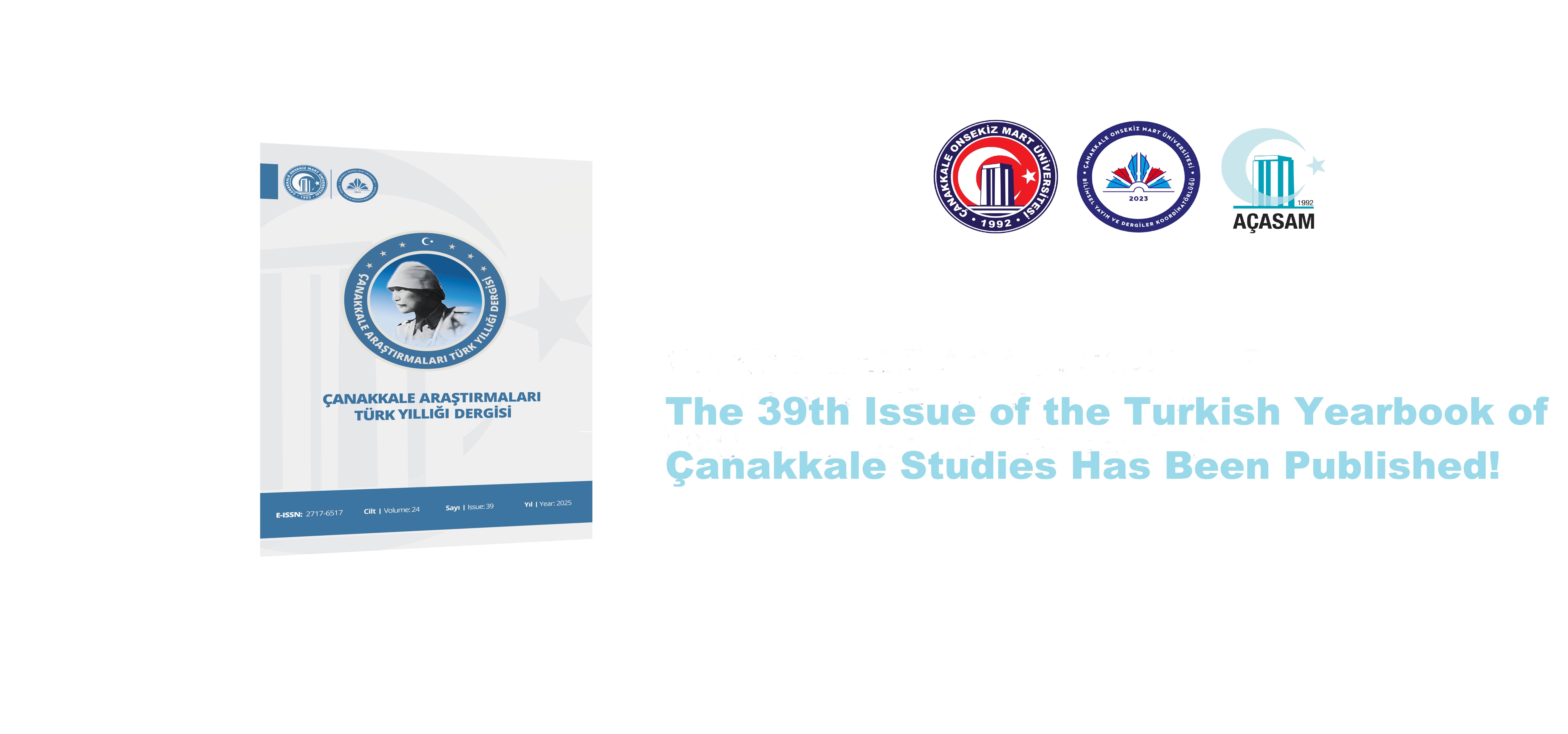 Dergimizin Yeni Sayısı Yayımda!